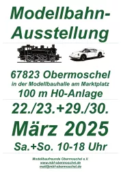 Plakat (© Modellbaufreunde Obermoschel e.V.)