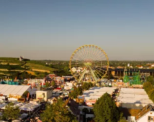 Ausblick auf das Riesenrad Jupiter