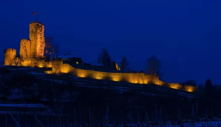 Burgansicht Winter (© Volker Fleckser)