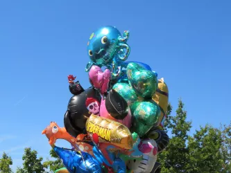 Ein Strauß bunter Ballons (© BY-SA Südpfalz-Tourismus Bellheim,Petra Steinmetz)