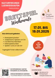 Brettspiel- Wochenende Naturfreundehaus Elmstein